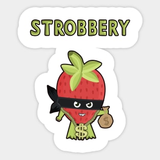 Strobbery Sticker